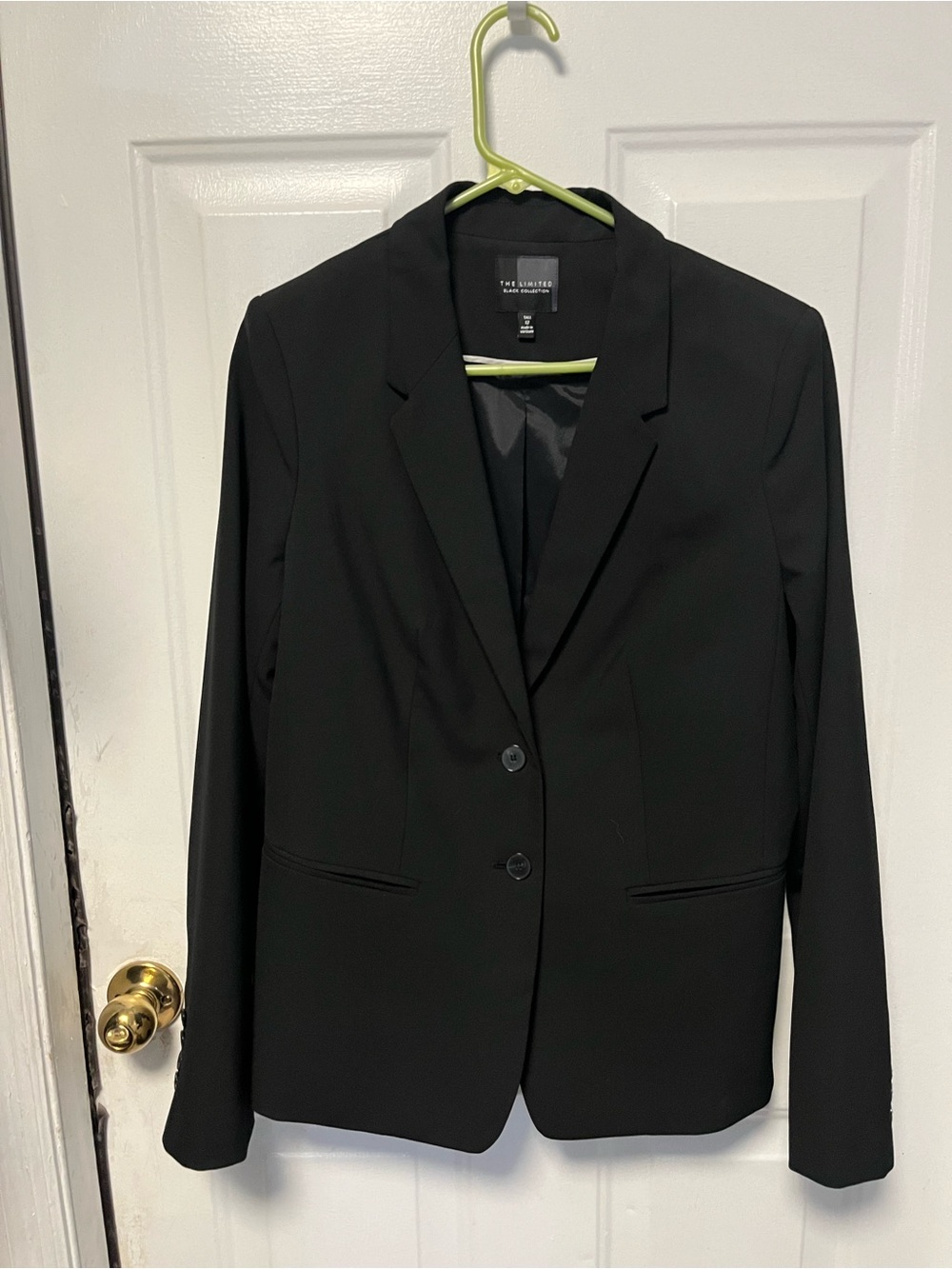 The Limited Women's Black Tailored Blazer size 12 tall NWOT